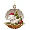 Colgante de Perro Durmiendo de Acrílico para Coche, Colgante para Árbol de Navidad, Decoración del Hogar - Nuevo Producto Transfronterizo