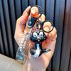 Chaveiro do zodíaco cobra luminoso sonoro estudante pequeno brinquedo de cobra pingente de bolsa chaveiro de carro pequeno presente atacado