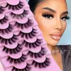 Fornecimento Transfronteiriço de Cílios Postiços, Estilo Russian Curl, Cílios Postiços Estilo Europeu e Americano, Cílios Espessos e Curvados Estilo Fox, Atacado de Fábrica