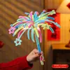 Fuegos Artificiales de Palo Retorcido Hechos a Mano Materiales DIY Decoración de Año Nuevo Adornos de Ramo Luminoso Juguetes para Niños de Jardín de Infancia Regalos