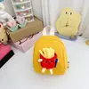 Nova Bolsa Infantil 2024 Meninos e Meninas Mochila Pequena Casual para Exterior Desenho Animado Hambúrguer Batatas Fritas Mochila de Pendurar
