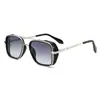Gafas de Sol Metálicas de Doble Puente Retro Europeo y Americano Punk Británico con Montura Gruesa Estilo Aviador Gafas Cuadradas para Hombre Amazon