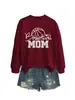 Estilo Europeo y Americano Nuevo Casual Personalizado Mamá de Baloncesto Cuello Redondo Sudadera Cómoda 2024 Venta al por Mayor