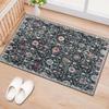 Alfombra persa retro transfronteriza estilo étnico turco para exteriores resistente a la suciedad felpudo para frotar los pies felpudo para puerta de entrada en stock