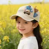 Gorra de Béisbol Infantil de Dinosaurio de Dibujos Animados Primavera y Verano Niños y Niñas Sombrero de Sol para Bebé Sombrero de Sol para Todas las Estaciones Venta al por Mayor