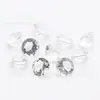 Venta caliente de fábrica vidrio redondo 2-12 mm vidrio blanco redondo, vidrio verde, vidrio azul, vidrio de piedra preciosa artificial piedras sueltas al por mayor