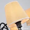 Lámpara de araña de cerámica para la iluminación del vestíbulo principal, diseño de cintura esbelta estilo Bauhaus, diseño de alta gama para la sala de estar y el dormitorio, luminarias de Zhongshan