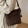 Bolsa de Abóbora de Nicho High-End para Mulheres 2026 Nova Bolsa Transversal Rígida Retro de Inverno Moda Versátil Bolsa de Ombro