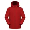 Chaqueta softshell con capucha de color liso, cuello alto, para exteriores, primavera y otoño, logo personalizado disponible para ropa de trabajo, adecuada para empresas y concesionarios 4S