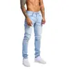 Ventas directas de fábrica, ventas transfronterizas en Amazon de nuevos jeans para hombre estilo coreano, pantalones vaqueros ajustados de moda
