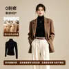 Camiseta base de cuello alto de cachemira para mujer de principios de otoño, ligera, termorreguladora, suave, antiestática, ligeramente transparente, corte ajustado, manga larga