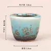 Forno cerâmico muda polegar pequeno vaso de flor atacado dedicado vaso de flor para bonsai vaso para planta verde de interior vaso para planta em vaso retrô minimalista