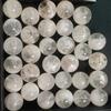 Copos de Nieve Polvo Fantasma Perlas de Cristal Hecho a Mano DIY Accesorios de Perlas Redondas Pulsera de Perlas Individual Tejido Múltiples Gemas