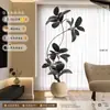 Planta Artificial Verde Black Diamond con un Toque de Lujo para Decoración de Sala de Estar, Planta de Interior Grande en Maceta, Árbol Falso, Planta Biomimética
