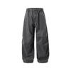 Roupas Masculinas Jie Zhan Calça de Trabalho Tingida Asute Perna Larga 26 Primavera/Verão Novo Estilo Americano Lavada Calça Casual de Paraquedista