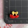 Año Nuevo Lingote Rojo Dorado Moneda de Oro Mini Tamaño Pequeño Accesorios de Resina Material para Horquilla Crema Goma Bolsa Decoración de Bolígrafo