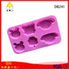 Más de 6 incluso elefante panda molde de silicona molde para gelatina mano rápida comer molde para hielo resistente a altas temperaturas fácil de limpiar reutilizable