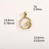 Collar Colgante Francés Retro de Gama Alta Chapado en Oro Cobre Microincrustado Circonita Diseño de Nicho Colgante Venta al por Mayor Directo de Fábrica