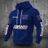 Uniforme de Equipo Transfronterizo Europeo y Americano Tallas Grandes Impresión Digital 3D Cárdigan Holgado con Cremallera y Capucha Sudadera Deportiva Sudadera de Invierno