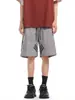 Pantalones Cortos de Secado Rápido para Hombre Verano 2025 Nuevo Estilo Americano Retro Tendencia Marca Sueltos Rectos Delgados Casuales Pantalones Cortos de Playa