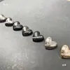Remaches metálicos en forma de corazón con pedrería para ropa, bolsos, zapatos, sombreros, manualidades DIY