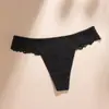 Ropa Interior de Encaje Francés para Mujer 2026 Transpirable de Cintura Media T-String Sexy Fino de Algodón Puro Calzones para Niñas