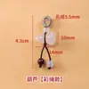 Colgante de Ágata Natural Accesorio del Año del Caballo Cristal de Loto Colgante Mini Pequeño Accesorios para Pulsera DIY