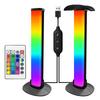 Luz de ambiente para micrófono de escritorio de venta caliente transfronteriza, luz de ambiente eléctrica Bluetooth para competición, soporte de exhibición para auriculares de juego de escritorio para computadora