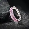 E-Commerce Europeu e Americano Novo Zircônio Sintético Cravejado Anel Simples Feminino Fronteiriço Aliexpress E-Commerce Fornecimento R4619B