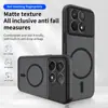 Adecuado para Xiaomi Pocof8Ultra Funda Magnética para Teléfono 15C Tacto Piel Mate 15t Anticaída Note14Pro Paquete Completo