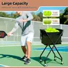 Carrinho Dobrável de Ferro para Coleta de Bolas de Pickleball, Carrinho de Armazenamento de Tênis, Portátil, Atacado Transfronteiriço