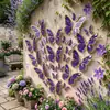 Un juego de 12 pegatinas de pared de mariposas tridimensionales con artesanía de dorado Phnom Penh, decoración para boda, vacaciones, cumpleaños, pegatinas de pared de fondo