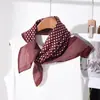 Bufanda Cuadrada de Lujo con Patrón de Espiga para Mujer, Bufanda de Seda Suave y Amigable con la Piel, Adecuada para Todas las Estaciones, Bufanda Decorativa Sencilla y Elegante para el Cuello y Chal
