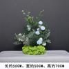 Serie Mori hilera de flores de suelo camino de flores simulación camino de flores plomo flor falsa flor flor arte escena diseño ceremonia de boda paisaje decoración blanca verde