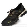 Zapatos Deportivos de Malla Transfronterizos, Zapatos Casuales de Verano para Hombre, Zapatos Huecos Transpirables para Vadear, Suelas Blandas, Zapatos de Senderismo al Aire Libre Resistentes al Desgaste