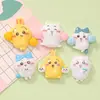 Dibujos animados Gee Rabbit Cat Kawa DIY Crema Pegamento Funda de Teléfono Llavero Cuerda para el Cabello Pulsera Accesorios de Resina