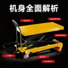 Kj-Mob-M-Cus Carrito Móvil Plataforma Elevadora Pequeña Hidráulica Manual Carro de Transporte Personalizado