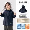 Chaqueta con Capucha de Forro Polar Estilo Europeo para Niños Invierno 2026 Nuevo Estilo Ropa de Imitación Ropa para Niños Pequeños y Niños