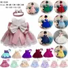 Itens Quentes de Venda TransfronteiriçaVestido Infantil com Renda e Laço, Vestido Princesa Sem Mangas para Crianças Pequenas, Adequado para Todas as Estações