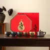 Ciudad Prohibida Cultural y Creativa Cinco Hornos Famosos Cinco Bendiciones Taza de Cerámica Taza de Maestro Juego de Tazas de Té Individuales Souvenir de Empresa Regalo Logo Personalizado