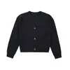 Ropa de Abrigo para Mujer Otoño/Invierno 2026 Cárdigan de Punto de Lana con Cuello en V Fácil de Cuidar Conjunto Casual de Dos Piezas con Falda de Punto