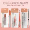 Lima de Uñas para Manicura Metal Acero Inoxidable Dura Doble Cara Tira de Frotamiento Tira de Pulido Esmerilado Herramienta de Aguja para Acné de Manicura
