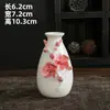 Textura de porcelana de hueso Porcelana blanca de Dehua Flores pellizcadas hechas a mano Entrada de la sala Gabinete de vinos Gabinete de TV Uso diario en el hogar Plantas verdes Arreglo floral