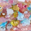 Lantejoulas de Cristal, Estrela-do-mar, Polvo, Caranguejo, Golfinho, Acessórios para Joias de Resina DIY, Presilhas de Cabelo, Elásticos de Cabelo, Acessórios Artesanais