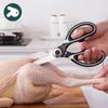 Tijeras de Cocina Multifuncionales Pin Tu para el Hogar, Tijeras para Espinas de Pescado, Tijeras de Acero Inoxidable para Cocina, Tijeras para Alimentos Complementarios de Alas de Pollo