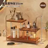 Prateleira de Armazenamento para Cosméticos, Itens Domésticos de Mesa, Prateleira de Exibição para Produtos de Skincare, Prateleira de Armazenamento e Organização Multi-Camadas para Banheiro
