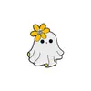 Broche de Halloween Dibujo Animado Aleación Goteo de Aceite Insignia de Diamante Diamante Fantasma Lindo Calabaza Diablo Decoración de Ropa