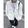 Chaqueta de Estilo Fresco para Hombre Primavera y Otoño 2026, Marca de Alta Calle de Moda, Estilo de Hong Kong, Estilo Harajuku Japonés, Versión Coreana, Chaqueta de Corte Holgado de Moda