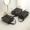 Bolsa de cosméticos portátil de malla para mujer, bolsa de viaje transparente para lavado, productos para el cuidado de la piel, lápiz labial, sombra de ojos, brocha, bolsa de almacenamiento de gran capacidad