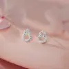 Brincos de Parafuso Formato Cabaça em Prata Pura S999, Estilo Luxo Leve, Novo Estilo Chinês, Simples e Elegantes, Brincos de Design de Alta Qualidade, Atacado